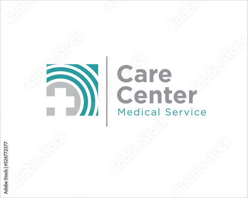 care center logo designs simple modern for medical service center