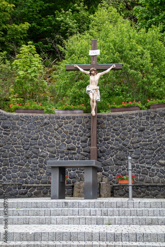 Jesus am Kreuz auf dem Kreuzberg