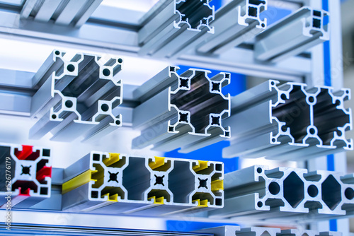 Cross sections of extruded aluminium or aluminum channels for use in manufacturing and fabrication