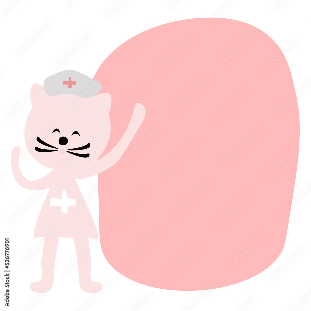 cute cat print in pastel colors hand drawn vector illustration cute cat print in pastel colors hand drawn vector illustration
