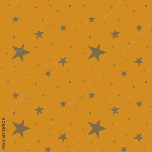 halloween seamless pttern with stars 