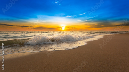 beautiful nature ocean landscape sunset twilight light