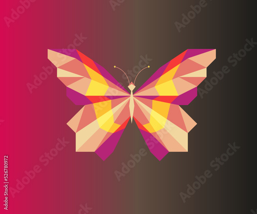 Mariposa, Mariposa Abstracta, Mariposa de colores, Mariposa Ilustración, Mariposa Vector