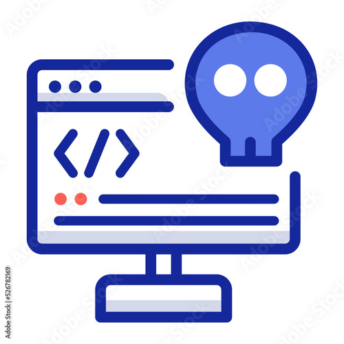computer hacking icon