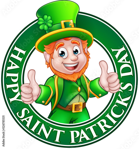 Cartoon Leprechaun St Patri...