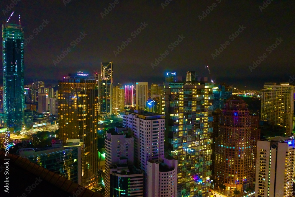 Wunderschöne Aufnahme in Kuala Lumpur Malaysia Wunderschöne Aufnahme in Kuala Lumpur Malaysia