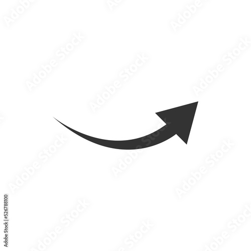 Arrow icon set. Colored arrow symbols. Arrow of different types. Arrow isolated vector graphic elements.
