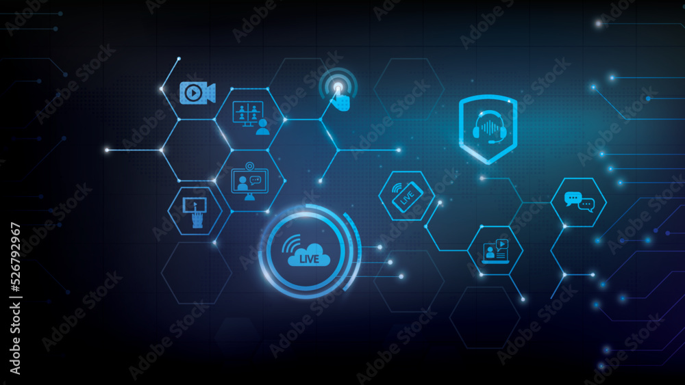Streaming live background, online video stream icon, world digital internet TV banner design Streaming live background, online video stream icon, world digital internet TV banner design