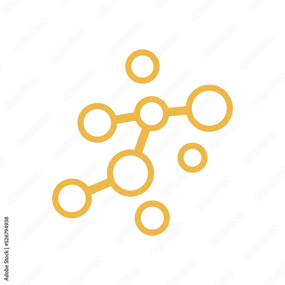 Neuron logo or nerve cell logo design,molecule logo illustration template icon with vector concept Neuron logo or nerve cell logo design,molecule logo illustration template icon with vector concept