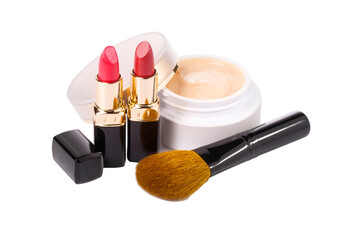 Set of decorative cosmetics
