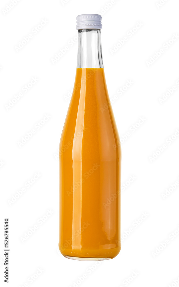 Juice Glass Orange Bottle Juice Glass Orange Bottle