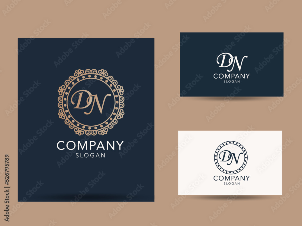 DN letter design for logo and icon.DN typography for technology, business and real estate brand.DNmonogram logo.