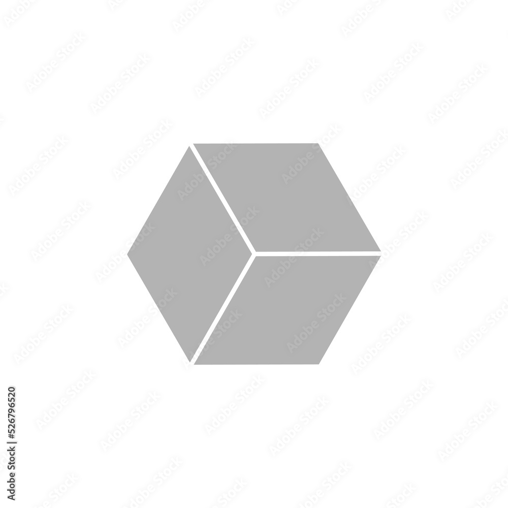 cube Icon. In Trendy Design Vector. vector illustration on white background cube Icon. In Trendy Design Vector. vector illustration on white background