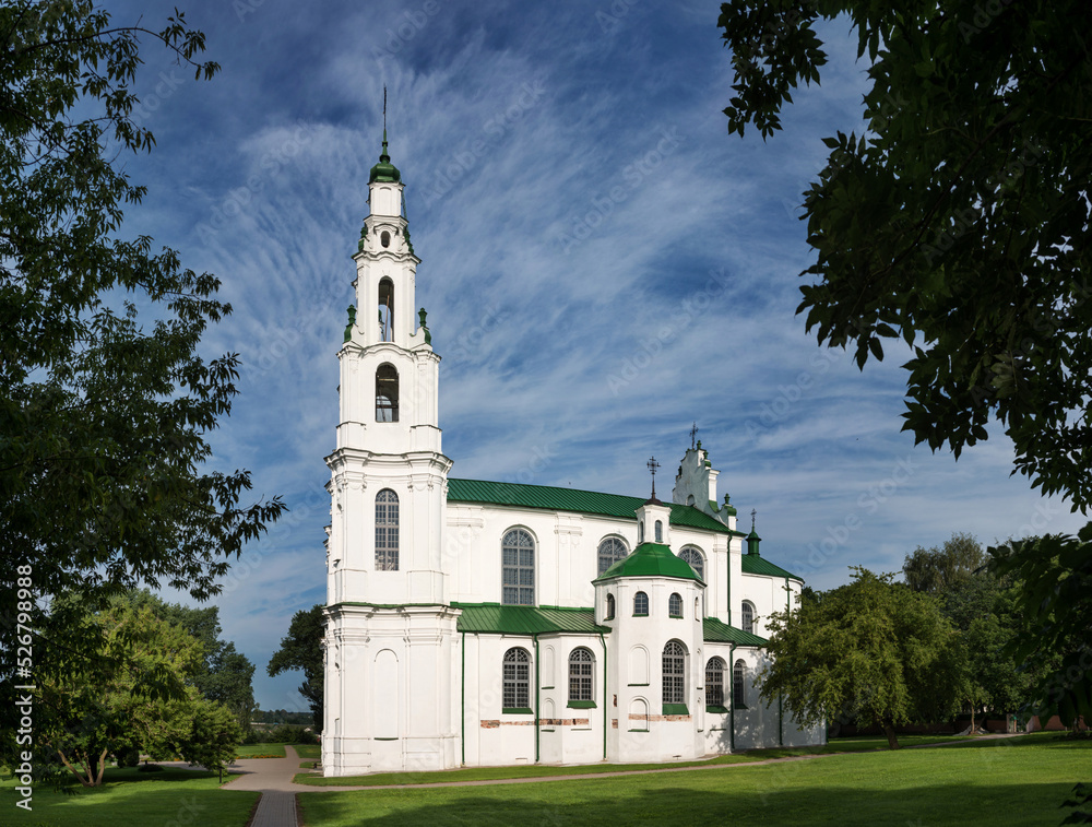 Orthodox Sophia Cathedral in the city of Polotsk, the oldest temple in Belarus