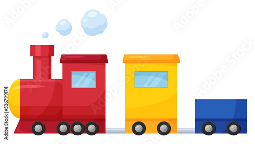 かわいい汽車のイラスト