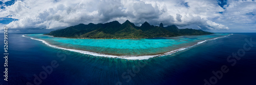 Panoramic Drone Photos French Polynesia Moorea Fakarava © Ashley Kaye