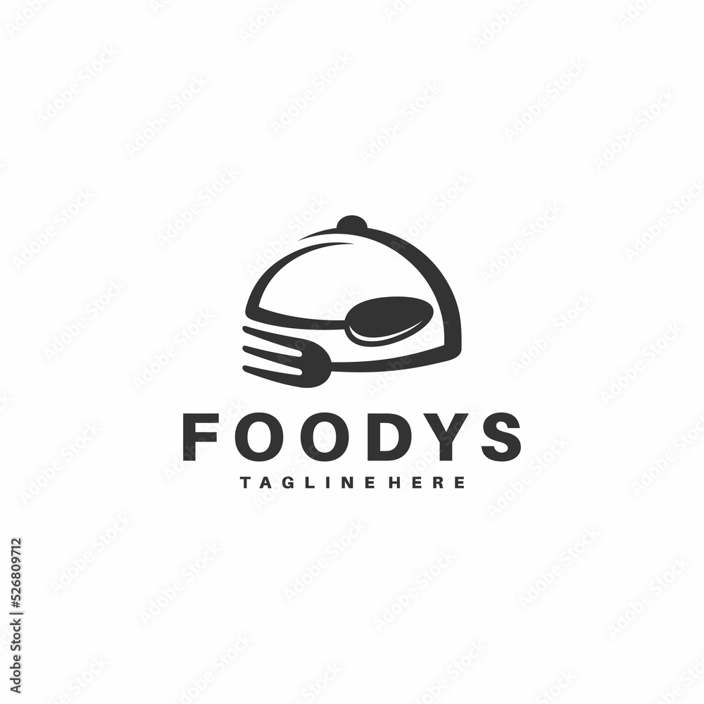 Fototapeta premium restaurant vector logo design template