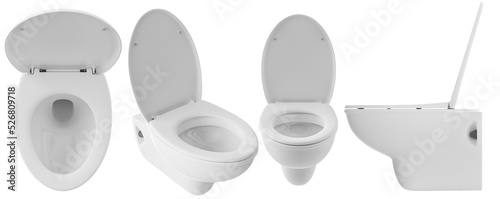 bathroom furniture concept, toilet