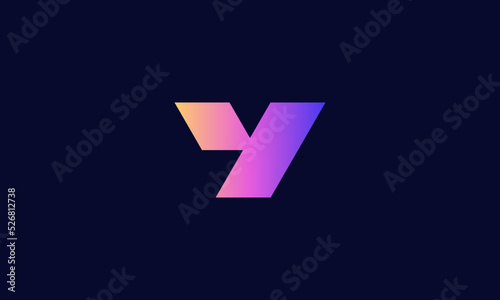 Creative Letter Y Logo - Simple Y Symbol Design Template