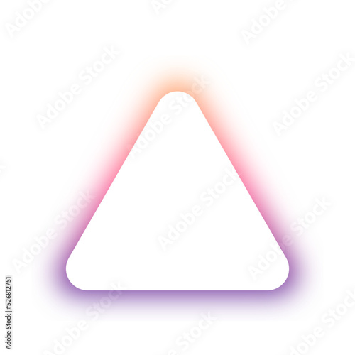 neon shadow triangle background
