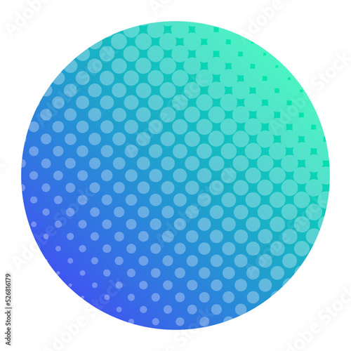 gradient geometric halftone background