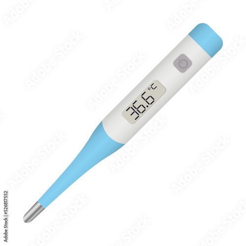 Electronic thermometer. Clinical digital thermometer.