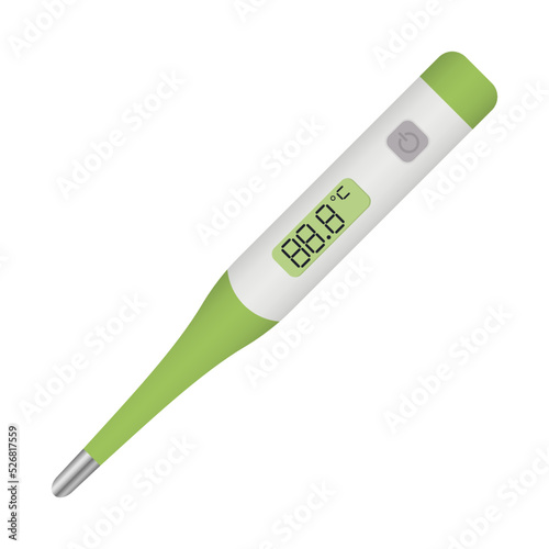 Electronic thermometer. Clinical digital thermometer.