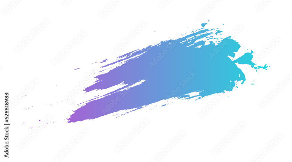 Obraz premium gradient brush stroke element 