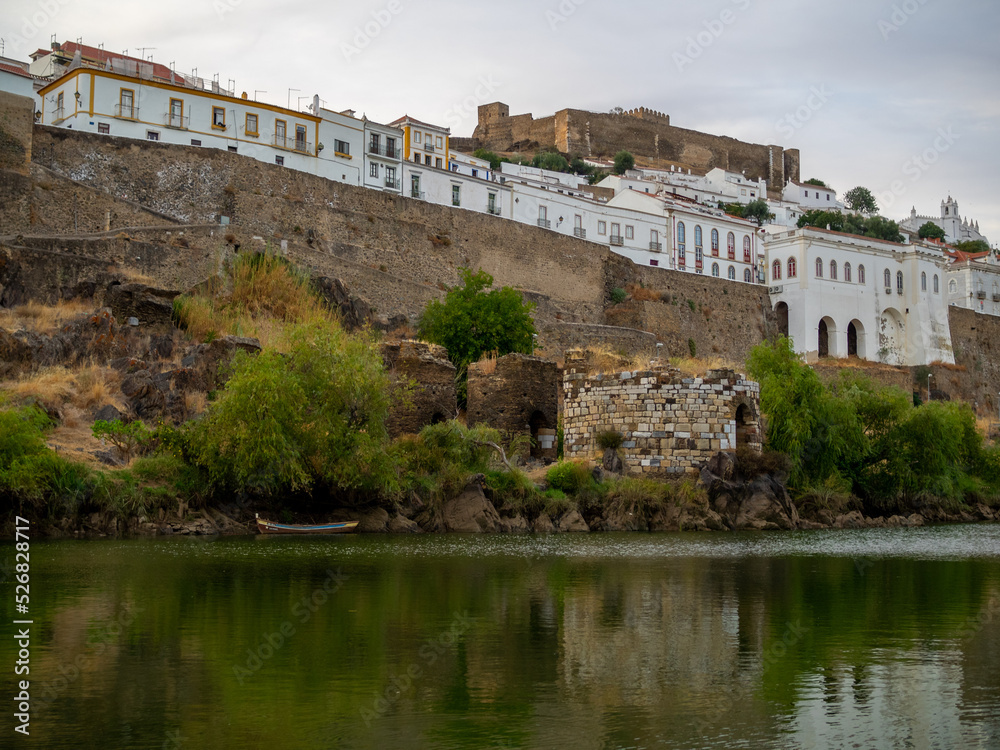 Mertola seen from the Guadiana River