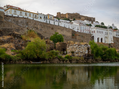 Mertola seen from the Guadiana River