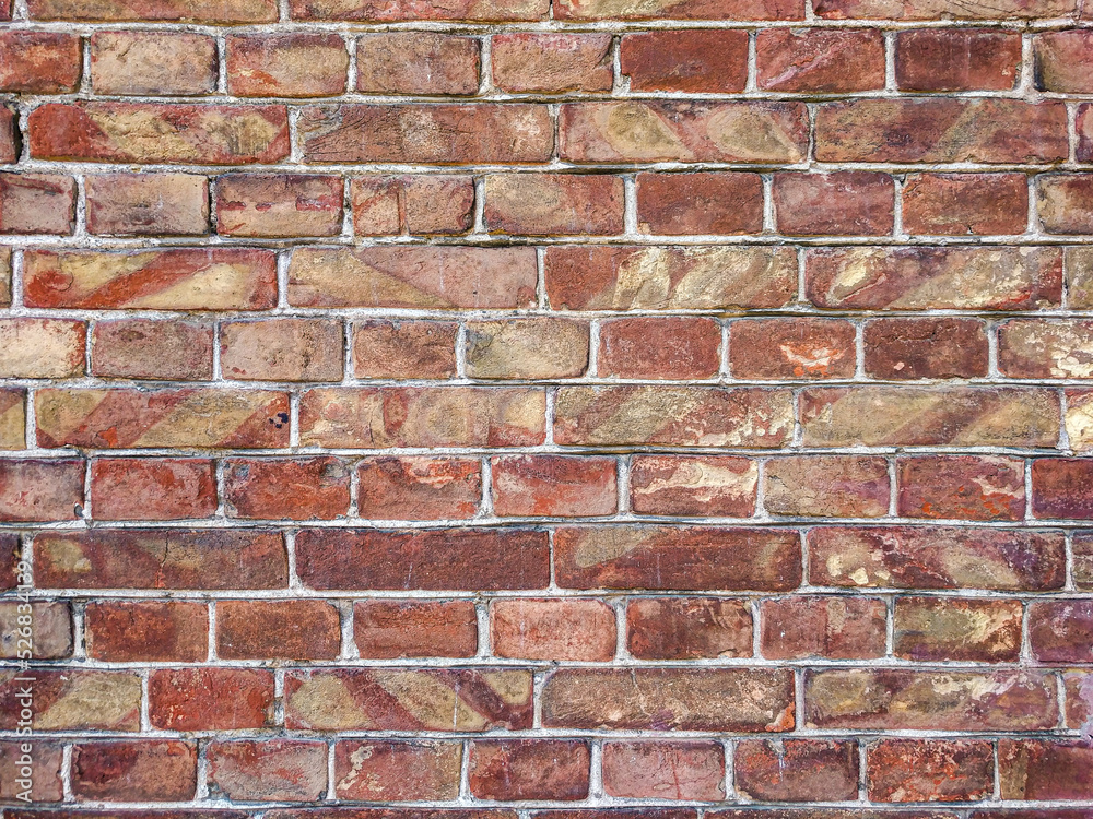 Obraz premium Red brick wall texture