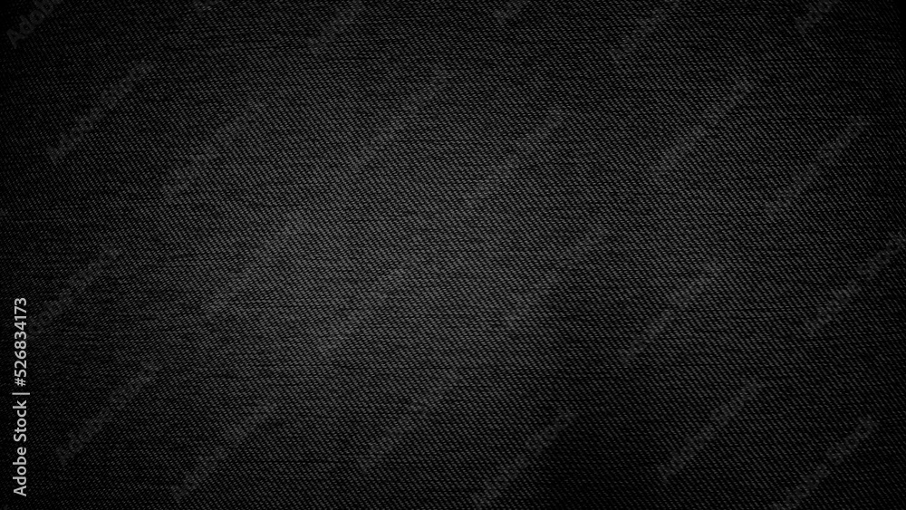 Dark black embossed fabric texture