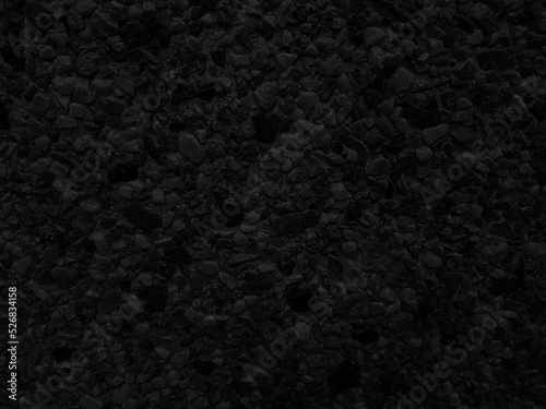 Black texture of stone wall