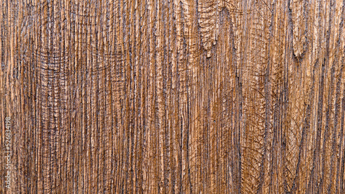 Surface of brown wood textu...