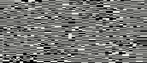 Black and white glitch tv screen