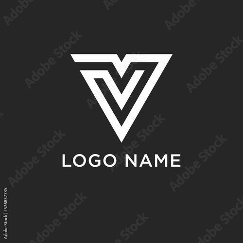 letter v logo design