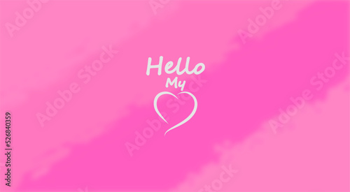 Fondo de pantalla pc android corazón rosa frase de amor