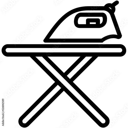 Iron Stand Vector Icon