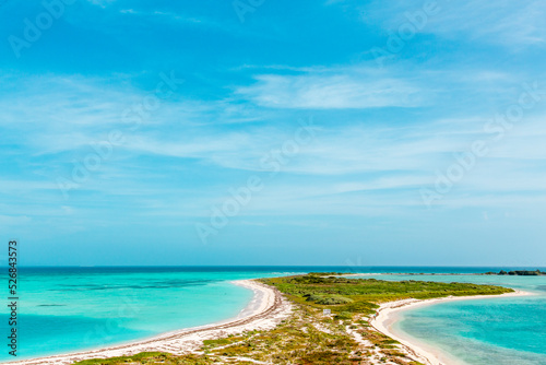 Sandy Tropical Beach in the Dry Tortugas Florida Keys