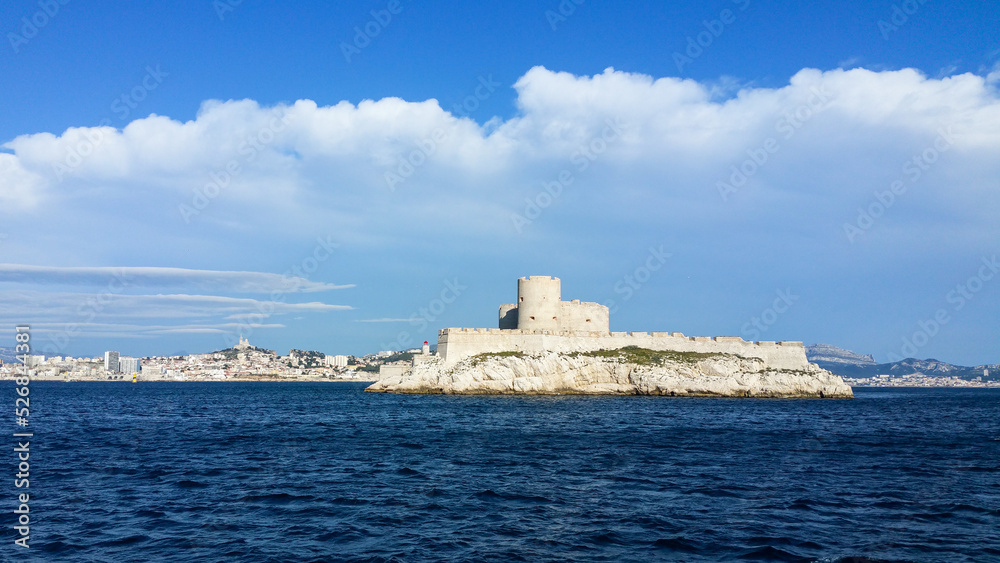 Chateau d'if in the sea near Marseilles 