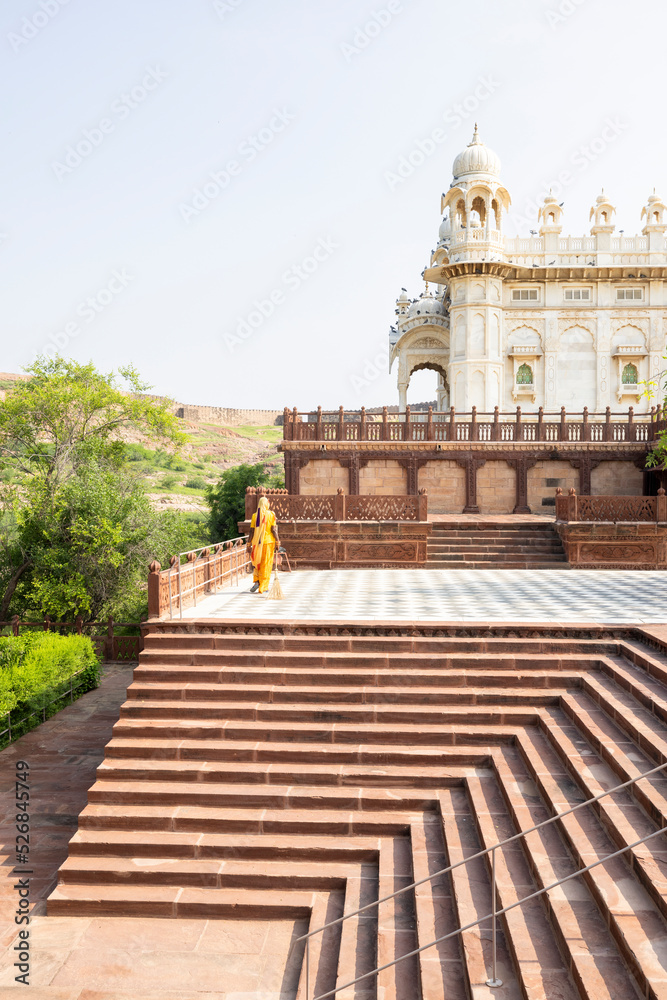 Jaswant Thada staircase. Jodhpur, Rajasthan (India)