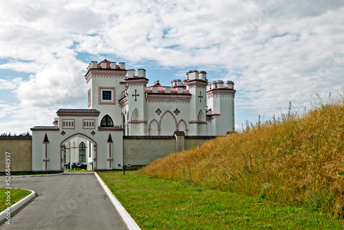 Eastern entrance to the Puslovsky Palace (Kossovo Castle). Kossovo. Ivatsevichi district. Brest region. Belarus photo