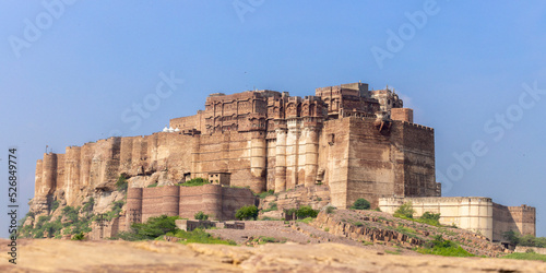 Mehrangarh Fort in Jodhpur, Rajasthan (India)