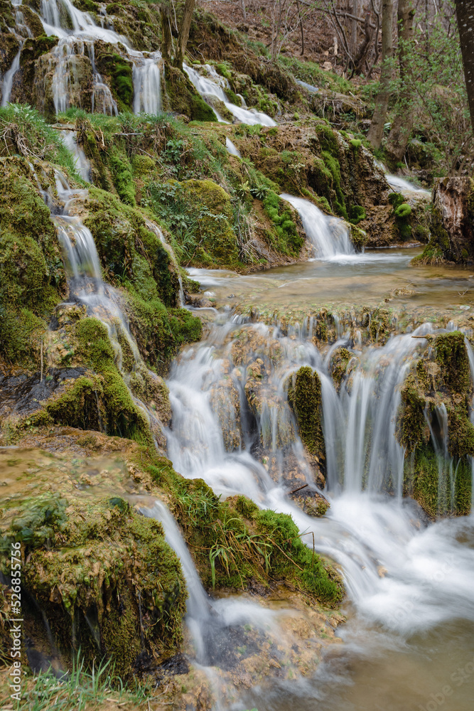 Beautiful waterfalls in the forest Beautiful waterfalls in the forest