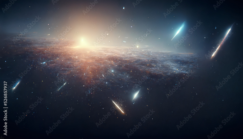 Fototapeta premium Colorful galaxy