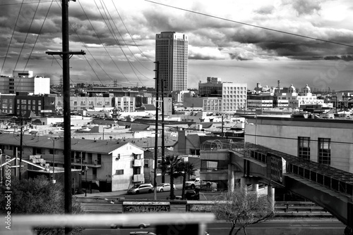 Chinatown Los Angeles in Black and White #526859737