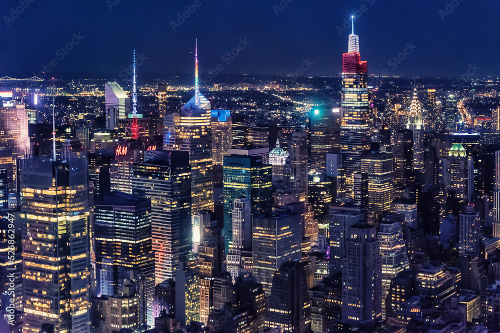 Fototapeta premium The skyline of New York City, United States