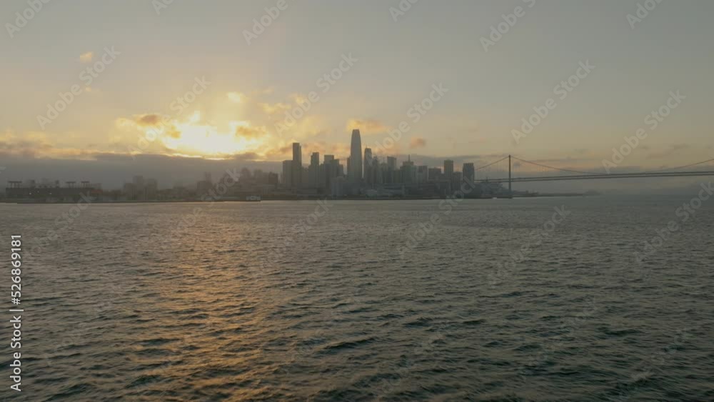 San Francisco Sunset Over Water San Francisco Sunset Over Water