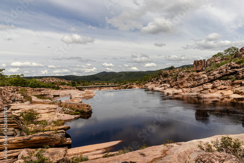 natural landscape in the city of Andarai, State of Bahia, Brazil