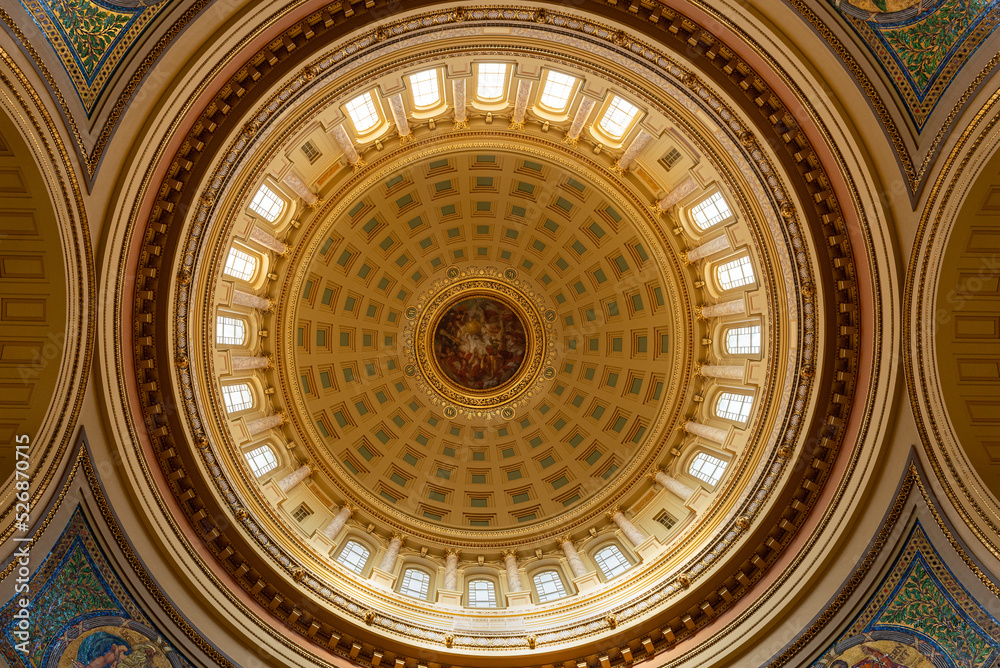 Capital dome, Wisconsin state capital, Madison, Wisconsin